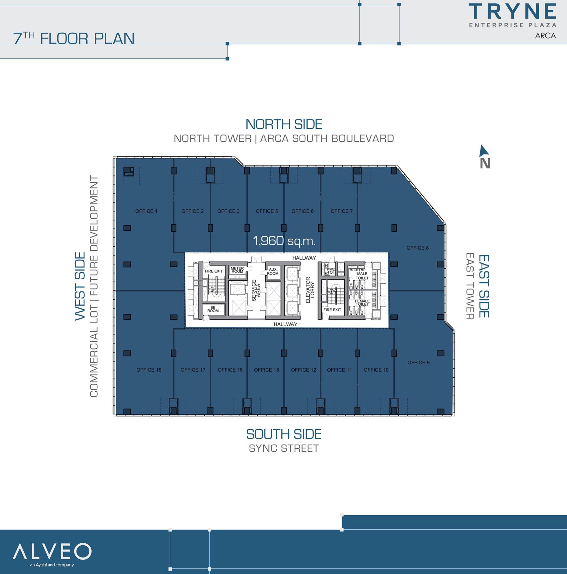 Floor Plans – Tryne Enterprise Plaza – 7th floor