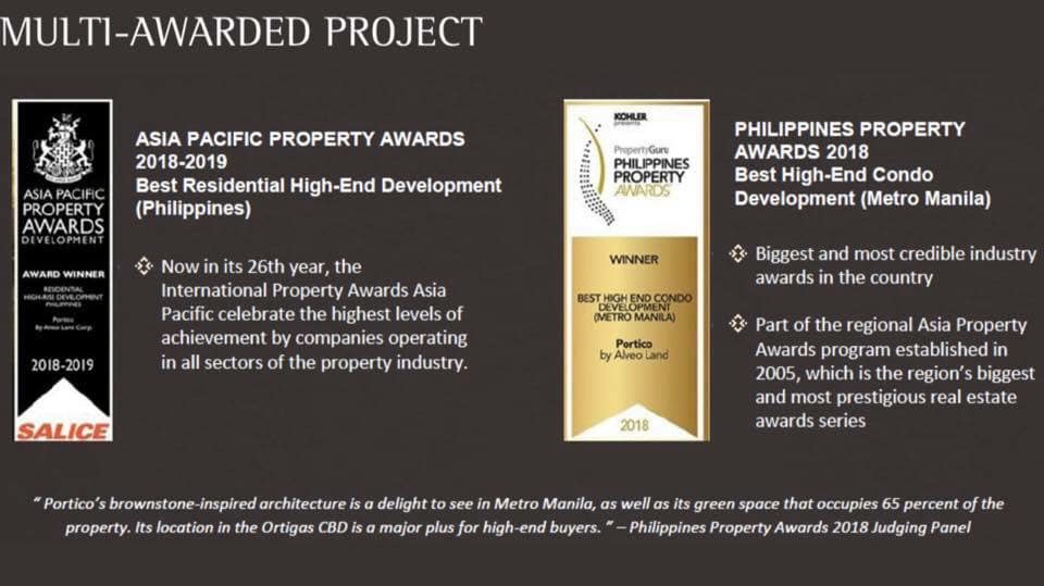 Portico  Ortigas – Facade Award