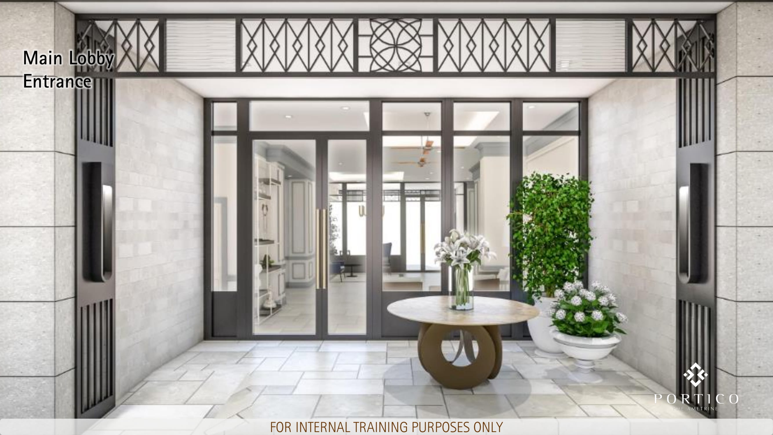 Portico Facade Amenities