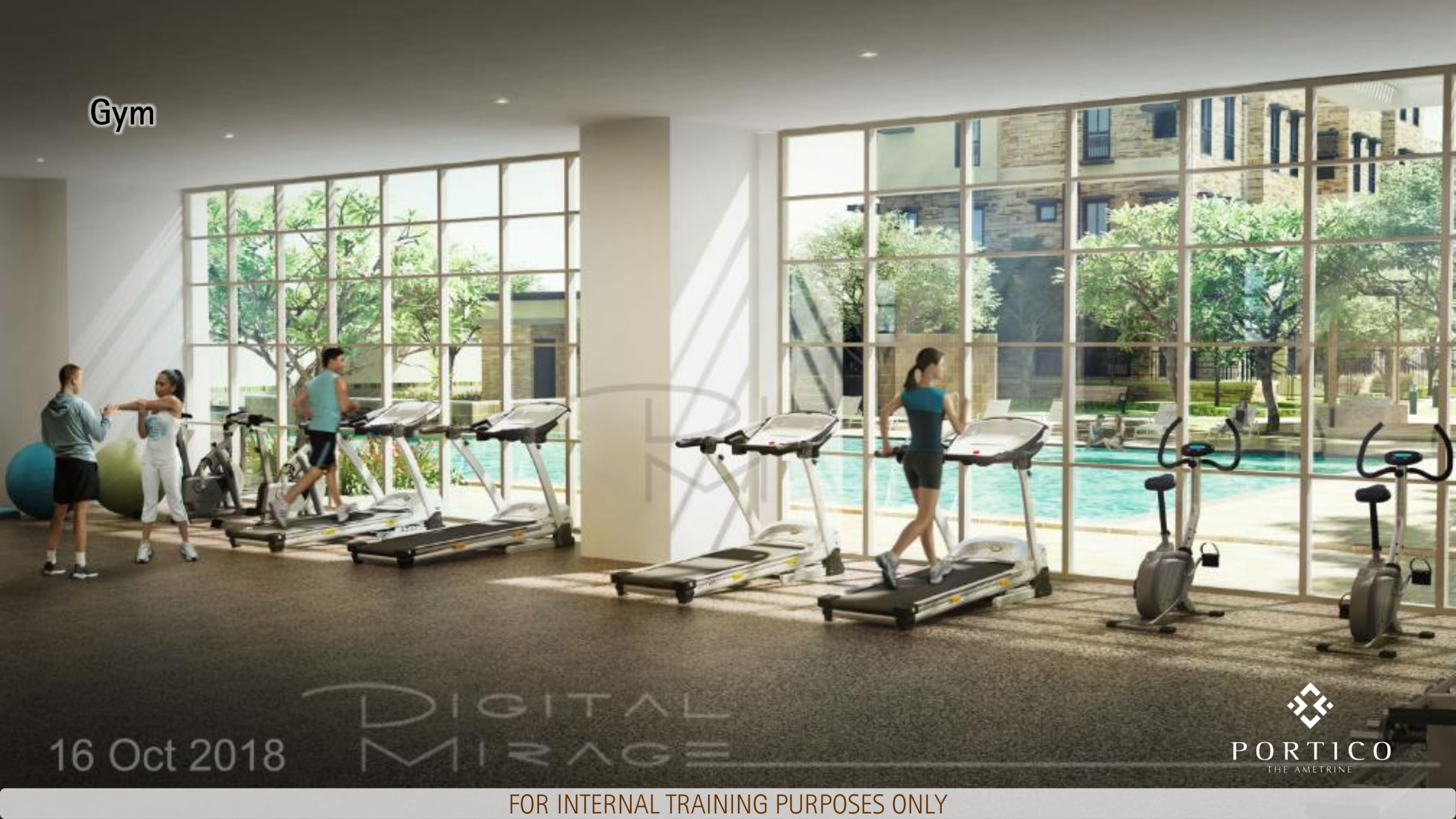 Portico Facade Amenities